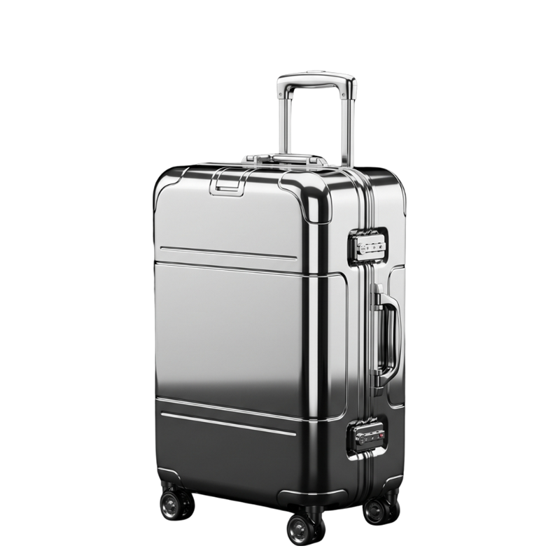 Raising phase suitcase illustration